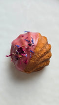 Raspberry Vanilla Madeleine