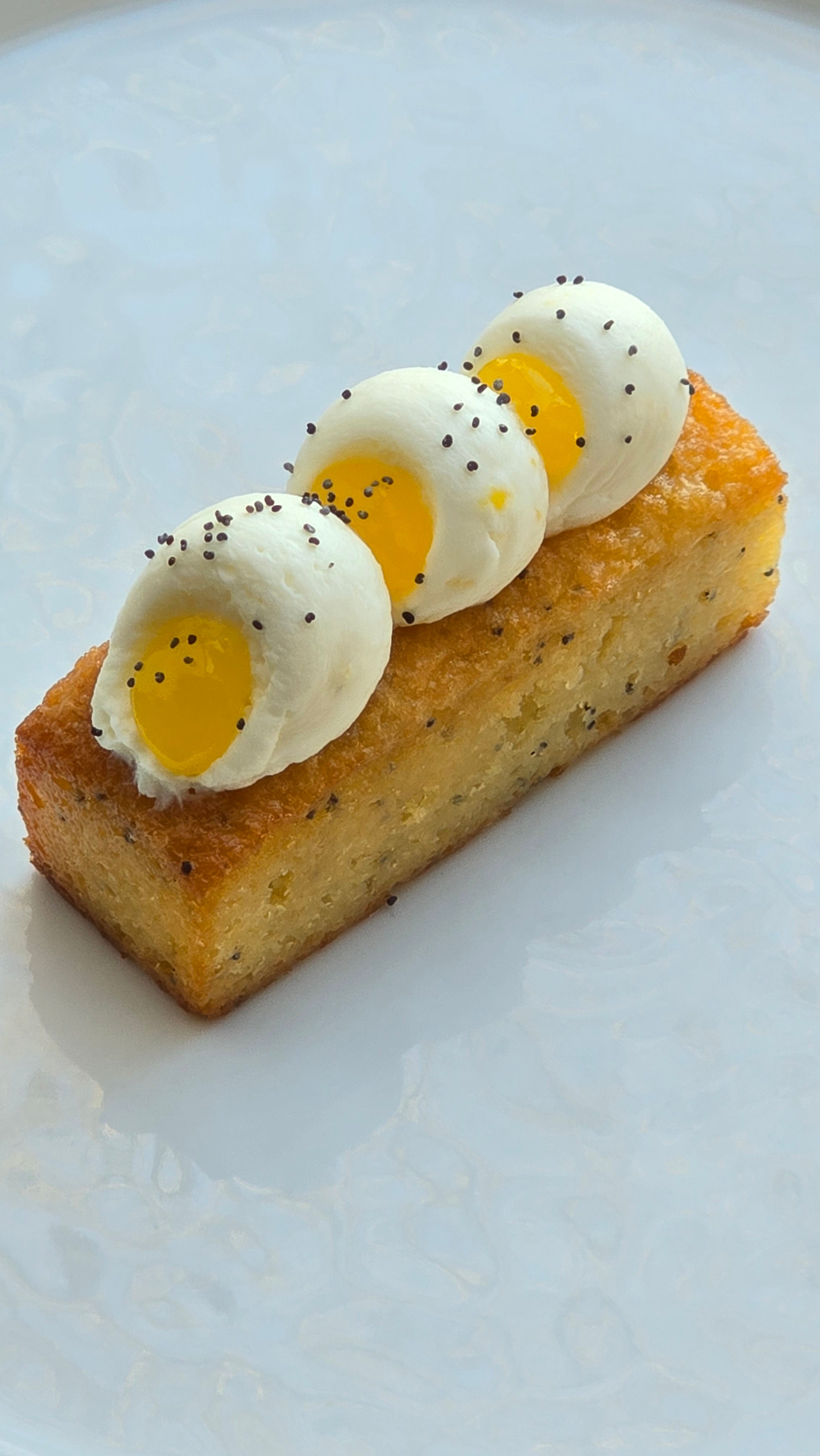 Lemon Poppy Financier